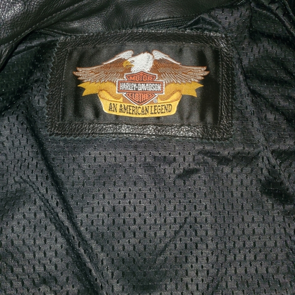 New harley leather  jacket - Picture 3 of 4